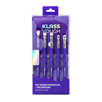 Kit Olhos Essencial com Pincéis e Nécessaire Lilás