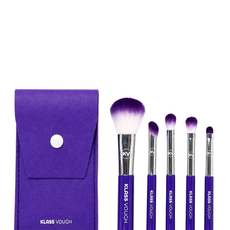 Kit Make Express com Mini Pincéis e Nécessaire Lilás