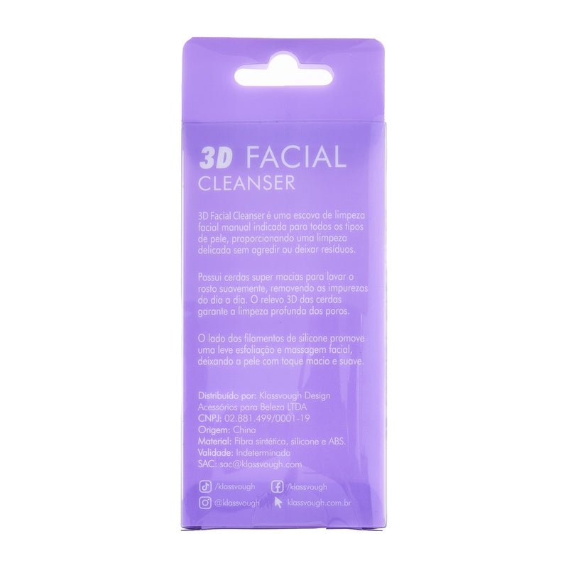 3D Facial Cleanser - Escova Dupla Face de Limpeza Facial 3D - Klass Vough