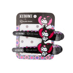 Tic Tac para Cabelos Preto com 2 Unidades by Kuromi