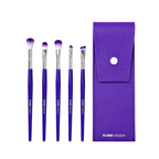 Kit Olhos Essencial com Pincéis e Nécessaire Lilás