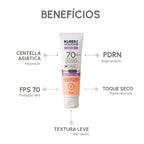 Protetor Solar Facial Cor 01 Clara FPS 70 Toque Seco 50ml