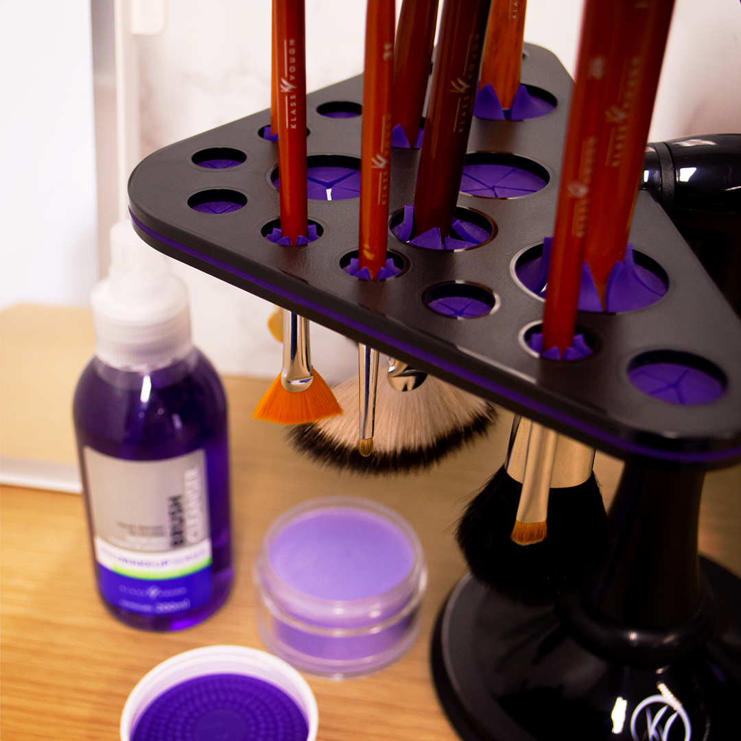 Butterfly Brush Holder 360° - Suporte e Secador de Pincéis