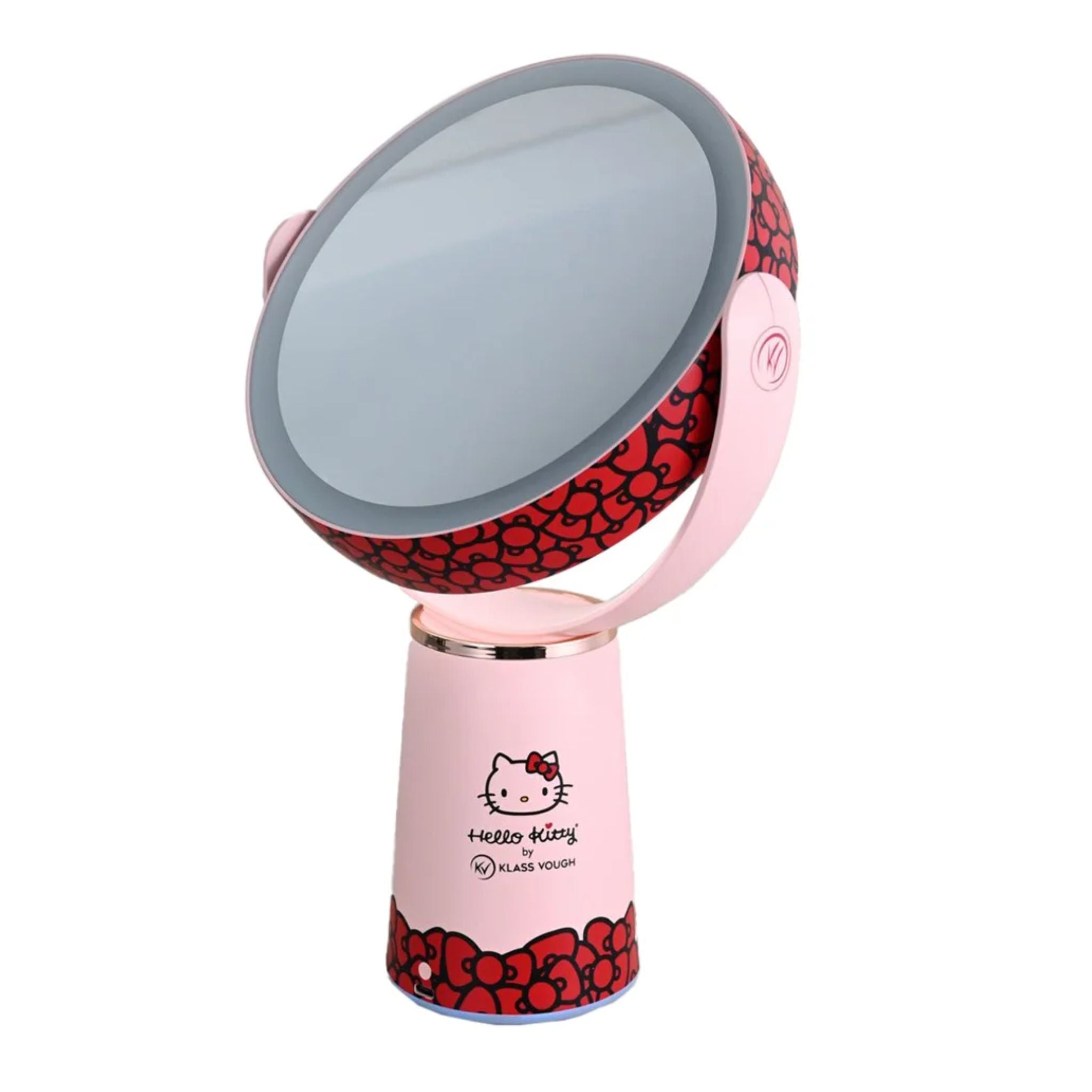 Espelho Dupla Face de Aumento 10x com Led e Suporte para Mesa by Hello Kitty
