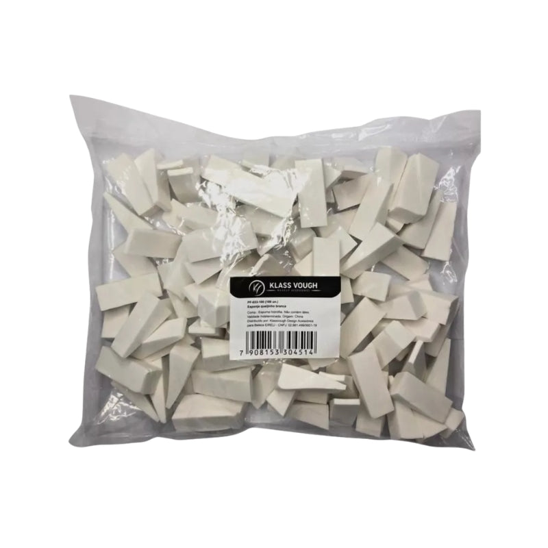 Esponja Queijinho Sem Látex com 100 unidades