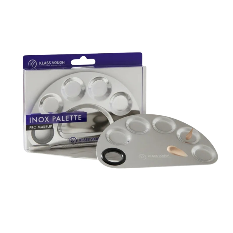 Inox PRO Makeup Palette - Placa com Espátula para Maquiagem