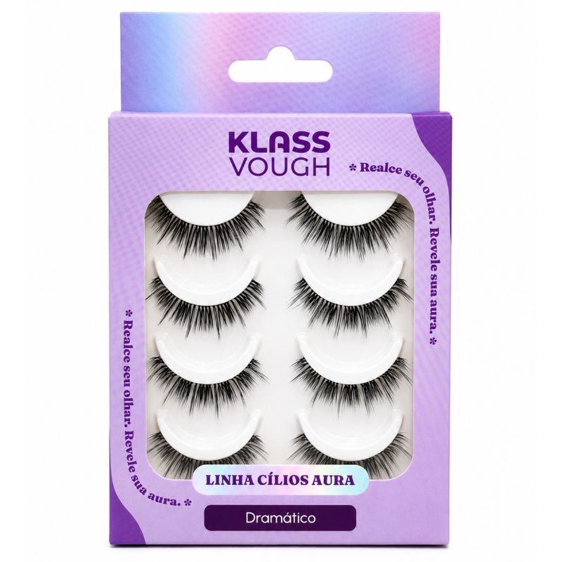 Kit de Cílios Postiços Aura - Dramático