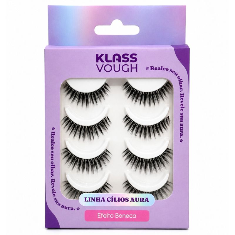 Kit de Cílios Postiços Aura - Efeito Boneca