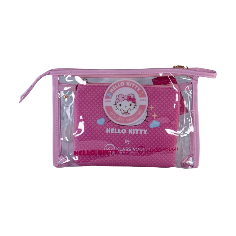 Kit de Nécessaires Pink e Transparente com 2 Unidades by Hello Kitty
