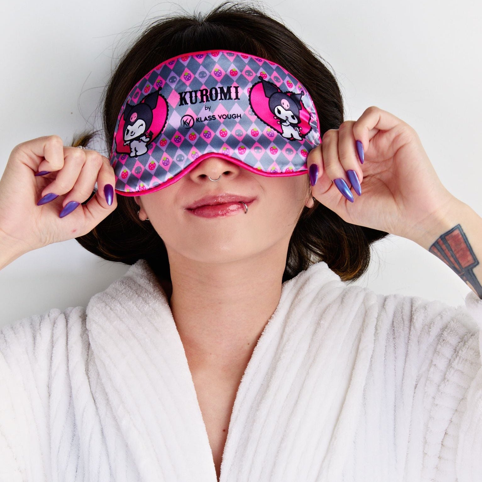 Máscara para Dormir Estampada com Elástico by Kuromi
