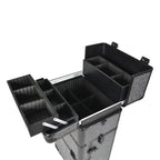 Maleta de Maquiagem Compact 2 em 1 com Rodinhas