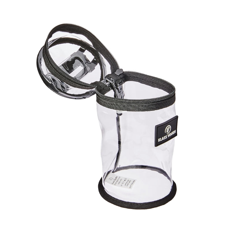 Nécessaire Cilíndrica Pequena para Acessórios Preta