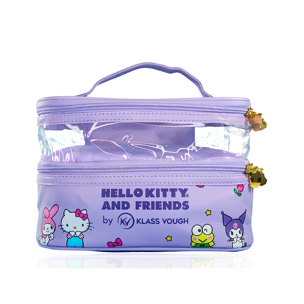 Nécessaire Dupla Organizador de Acessórios Lilás by Hello Kitty and Friends