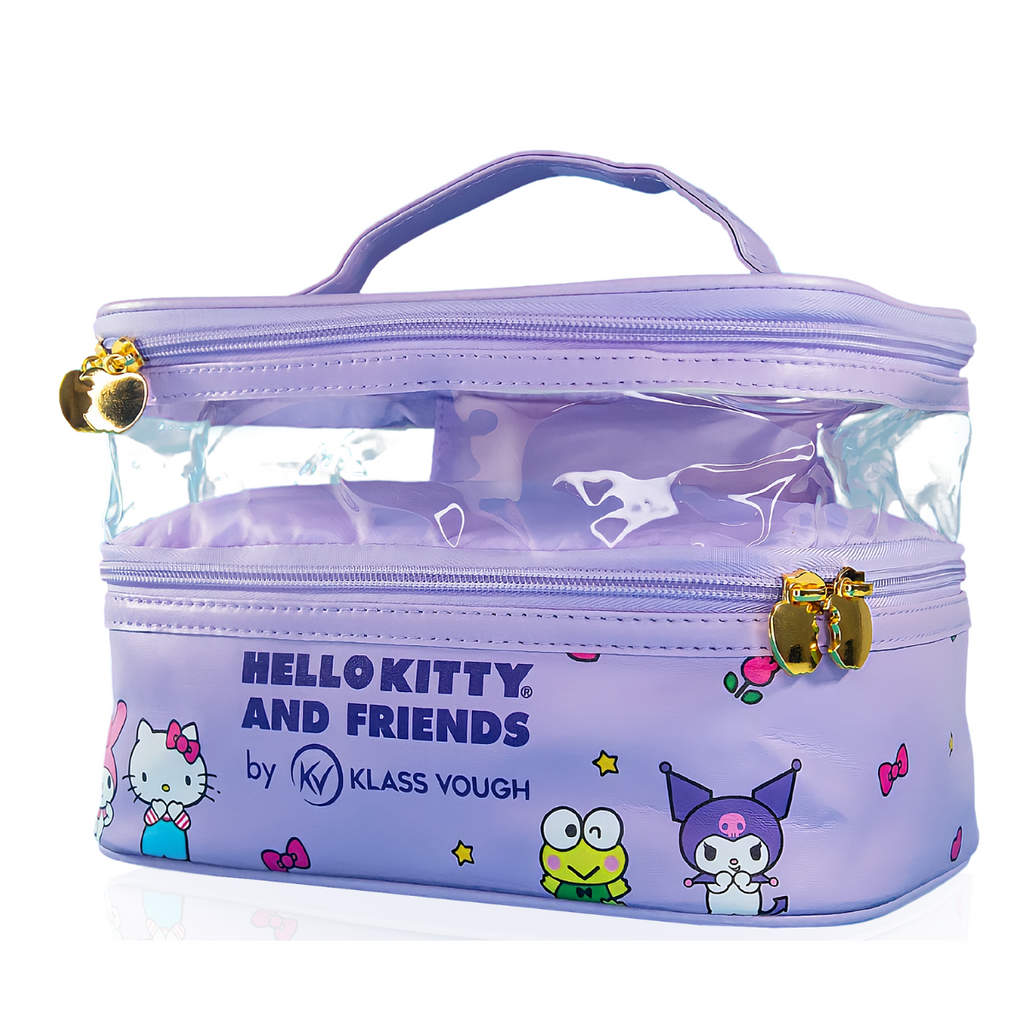 Nécessaire Dupla Organizador de Acessórios Lilás by Hello Kitty and Friends