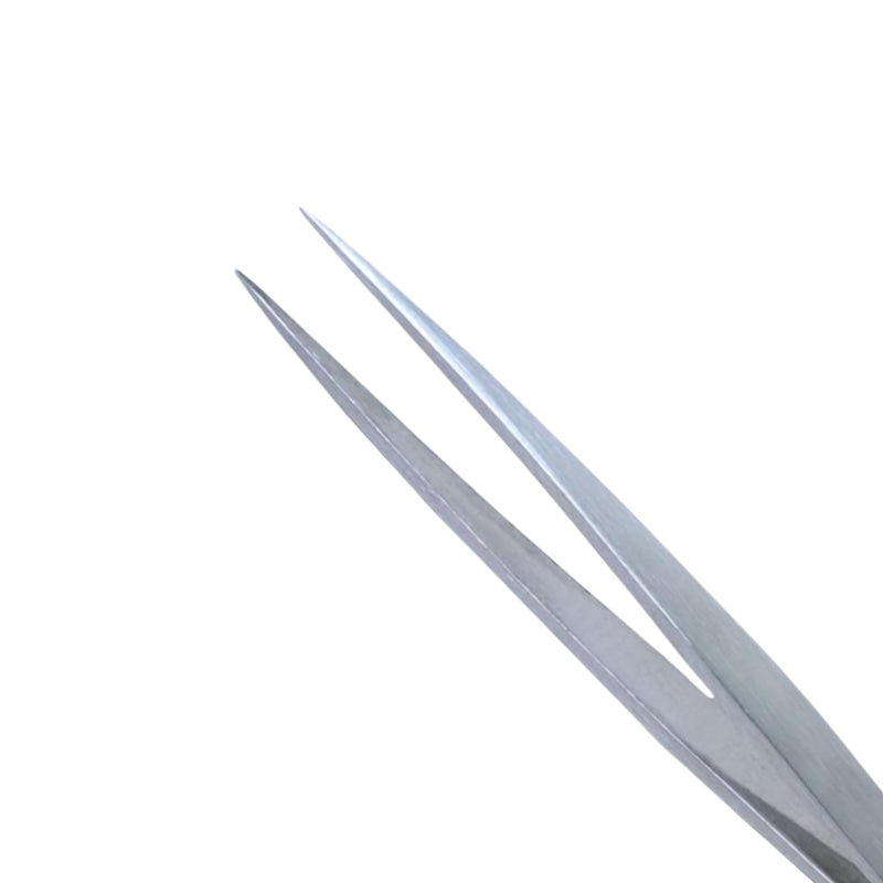 Pinça Profissional Ponta Fina Prata Esterilizável TW-131PO