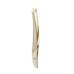 Pinça Profissional Ponta Chanfrada Dourada Esterilizável TW-1077G
