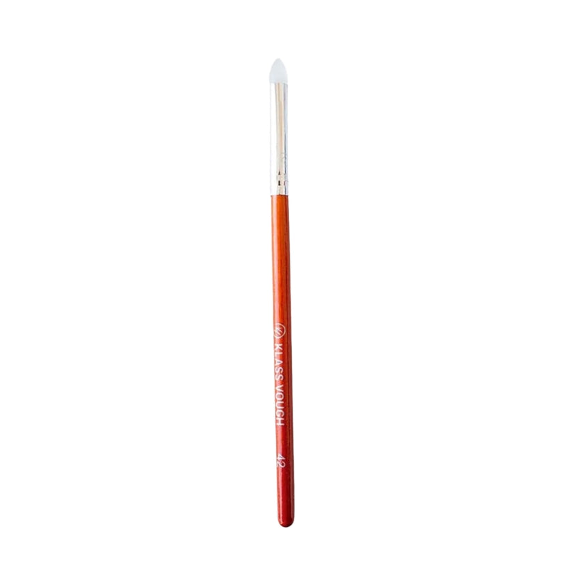 Pincel Cônico de Silicone Brown Line 42 para Pigmento e Glitter
