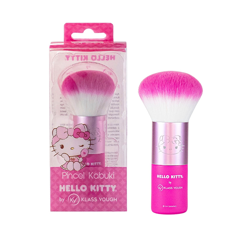 Pincel Kabuki para Pó e Base by Hello Kitty