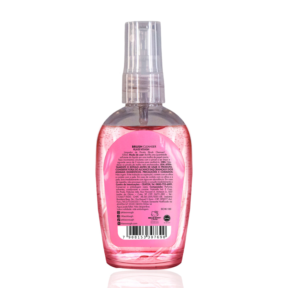 Brush Cleanser Spray 100ml - Limpador Líquido de Pincéis by Hello Kitty