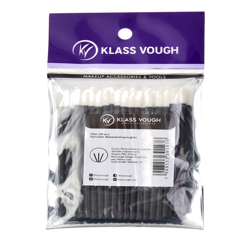 Aplicador Descartável de Gloss com 50 unidades - Klass Vough