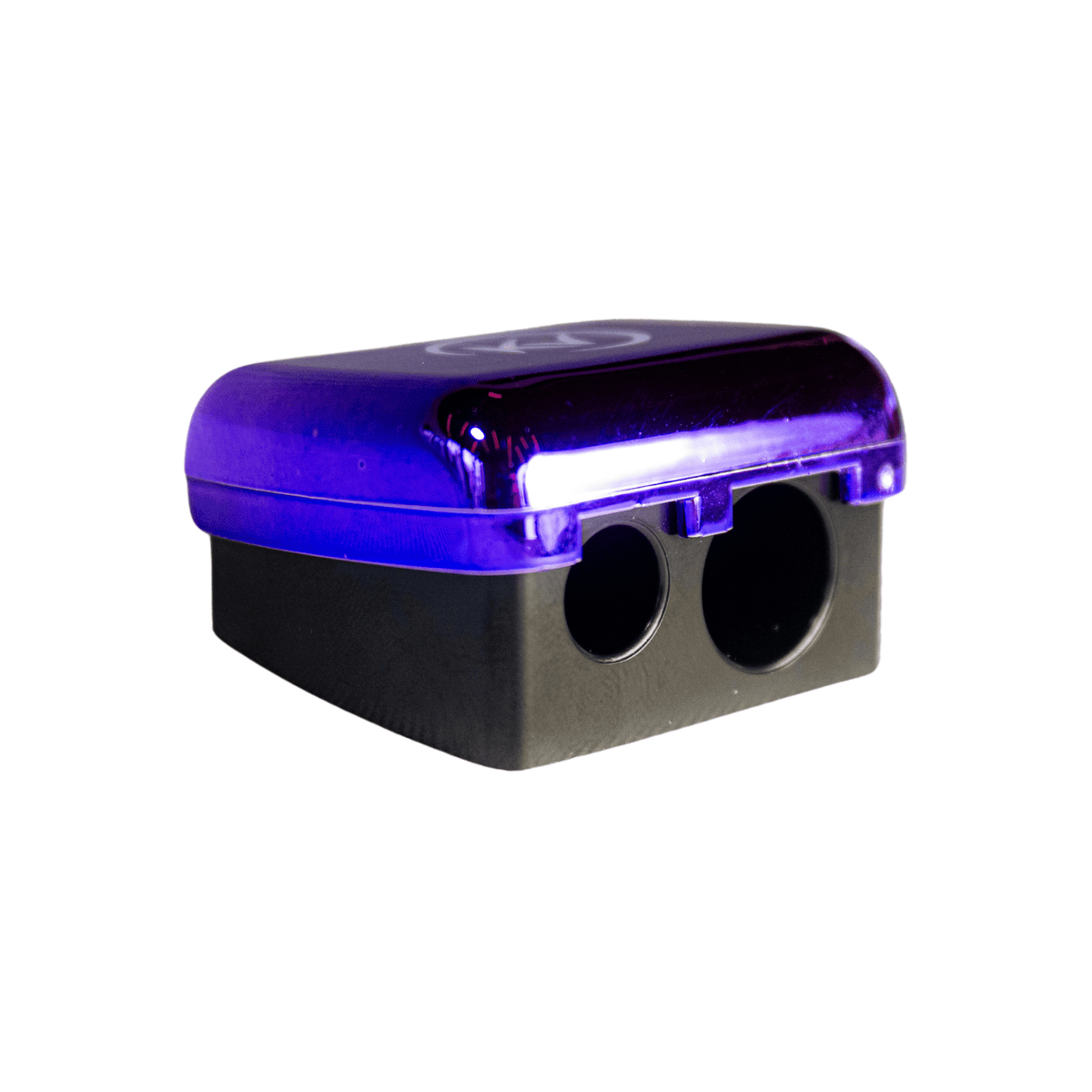 Apontador de Lápis Profissional Two Tips Purple de 2 Furos com Coletor - Klass Vough