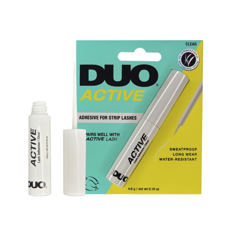 Cola DUO Active Transparente com Pincel Delineador 3,5g - Klass Vough