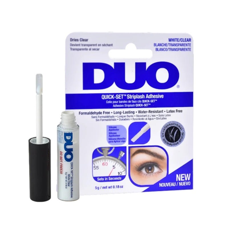 Cola DUO para Cílios Postiços Transparente com Pincel Aplicador 5g - Klass Vough