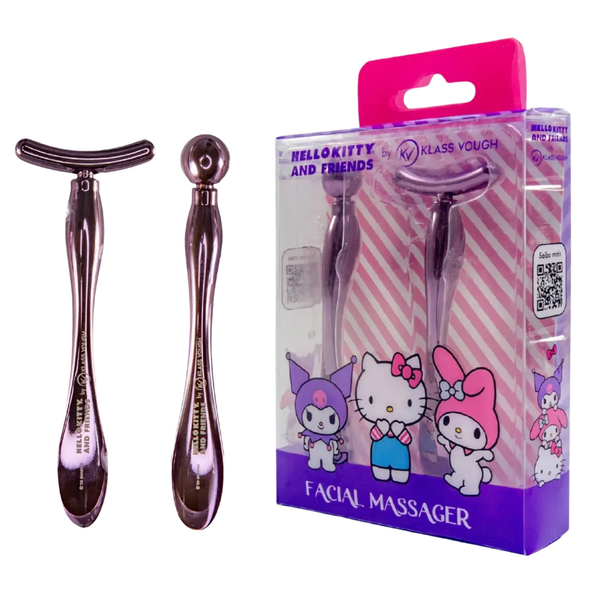 Facial Massager - Kit de Massageadores para Rosto com 2 Unidades by Hello Kitty and Friends