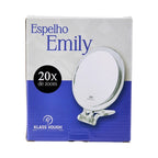 Espelho Emily Dupla Face de Aumento 20x com Suporte para Mesa - Klass Vough