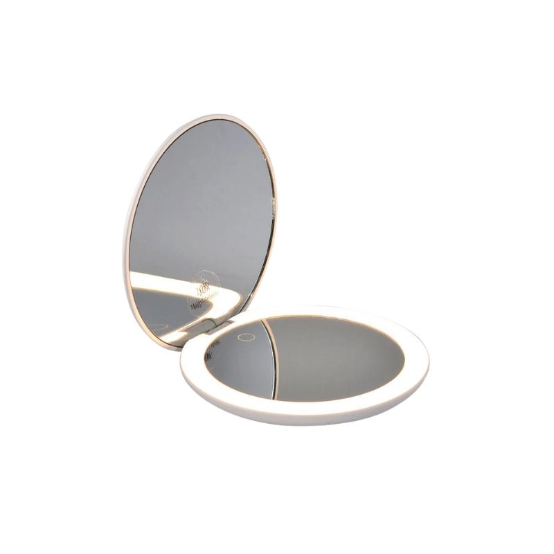 Espelho Iris Dupla Face Aumento 10x com Led - Klass Vough