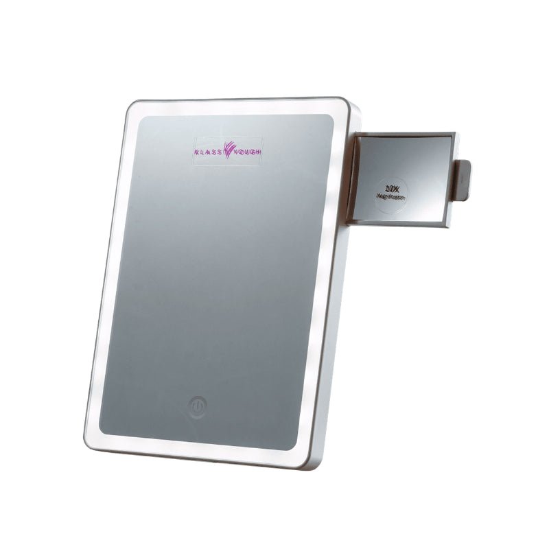 Espelho Led Makeup Mirror 10x de Aumento com Suporte para Mesa - Klass Vough