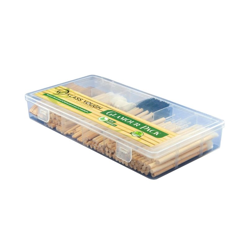 Glamour Pack - Kit de Bambu Descartável Multiuso com 150 Unidades - Klass Vough