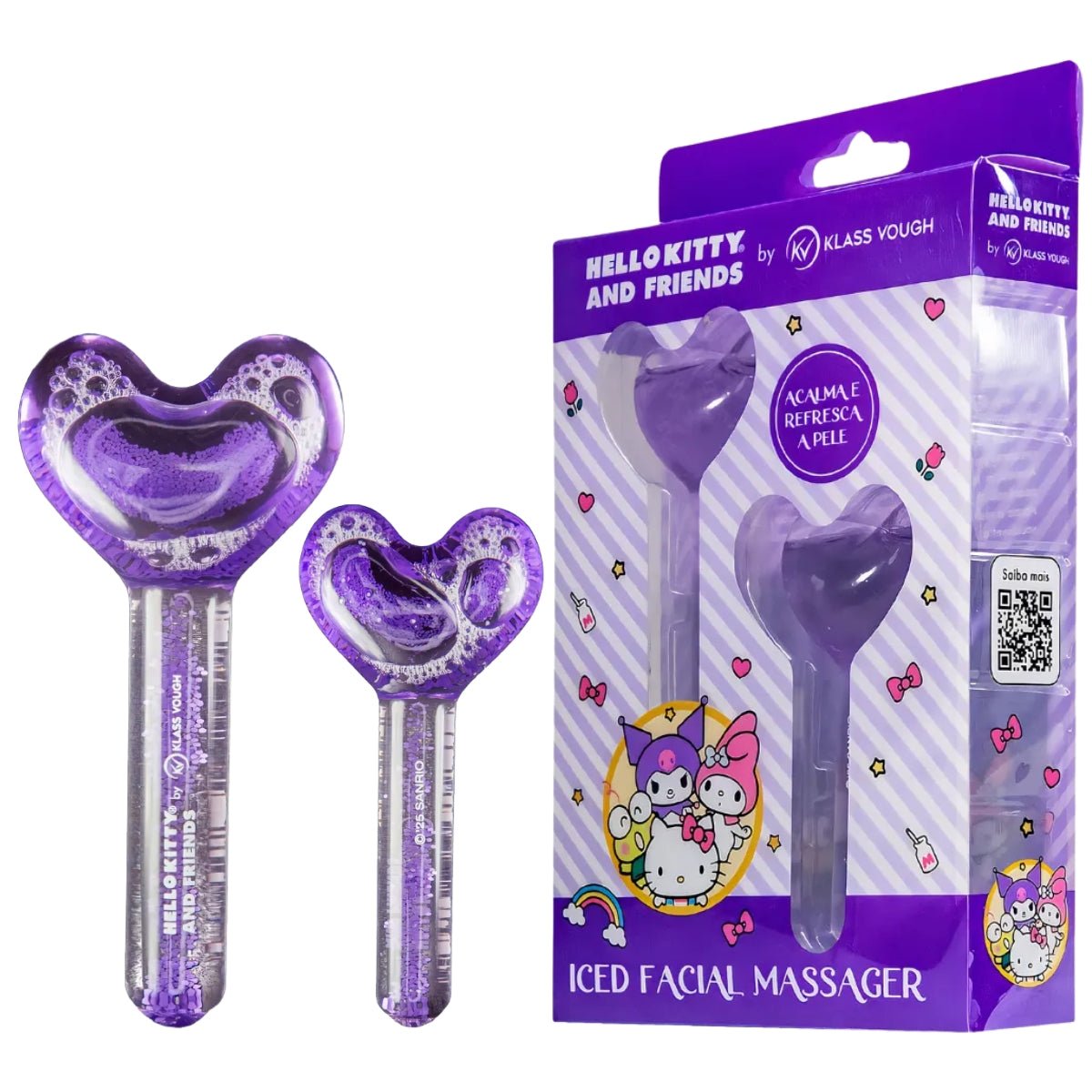 Iced Facial Massager - Kit de Massageadores Facial com 2 Unidades by Hello Kitty and Friends - Klass Vough