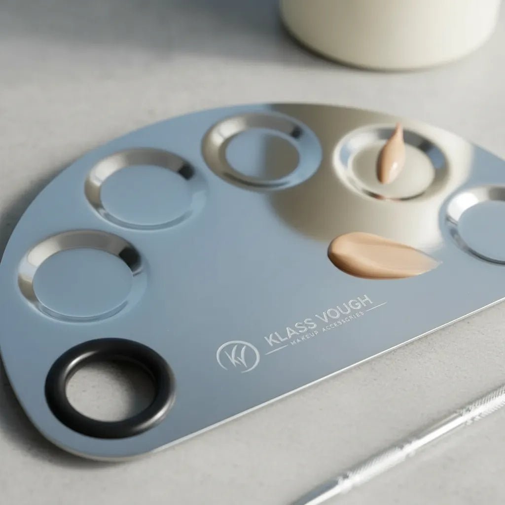 Inox PRO Makeup Palette - Placa com Espátula para Maquiagem - Klass Vough