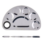 Inox PRO Makeup Palette - Placa com Espátula para Maquiagem