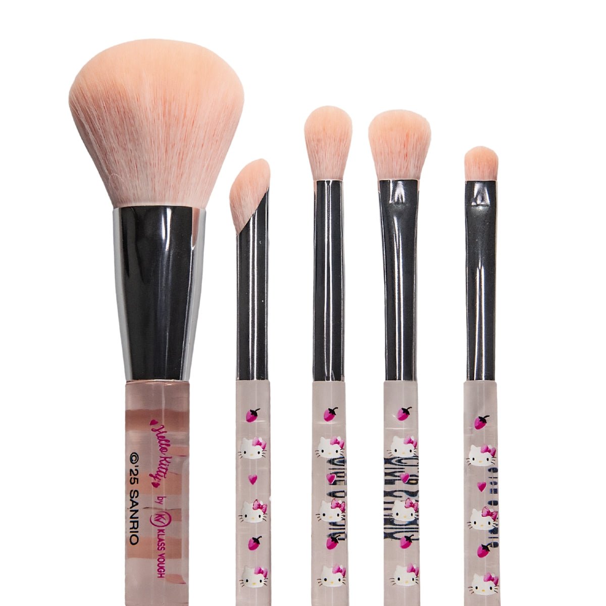 Kit de Mini Pincéis com Nécessaire by Hello Kitty - Klass Vough