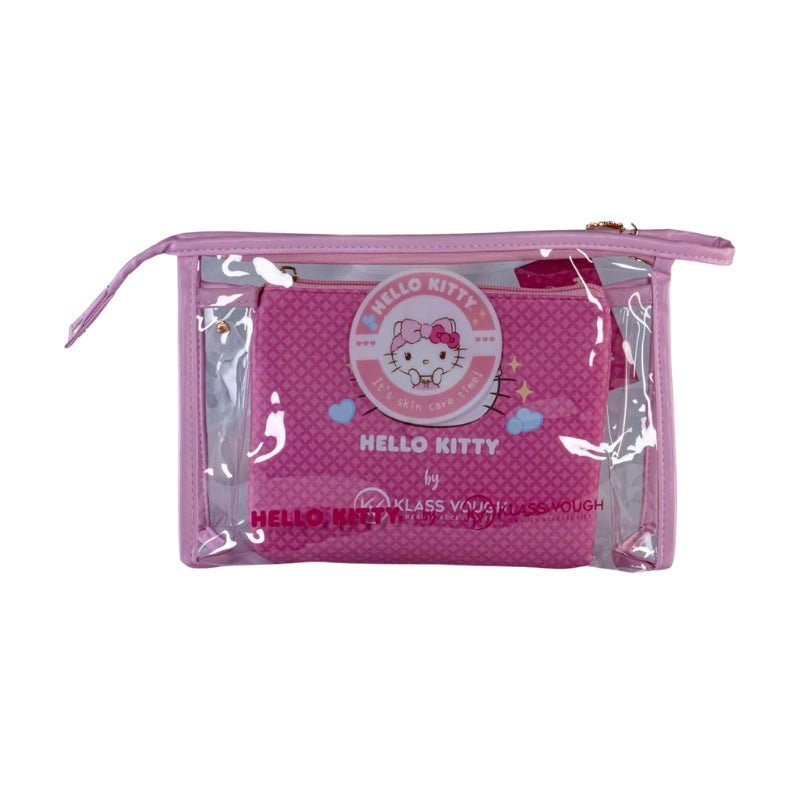 Kit de Nécessaires Pink e Transparente com 2 Unidades by Hello Kitty - Klass Vough