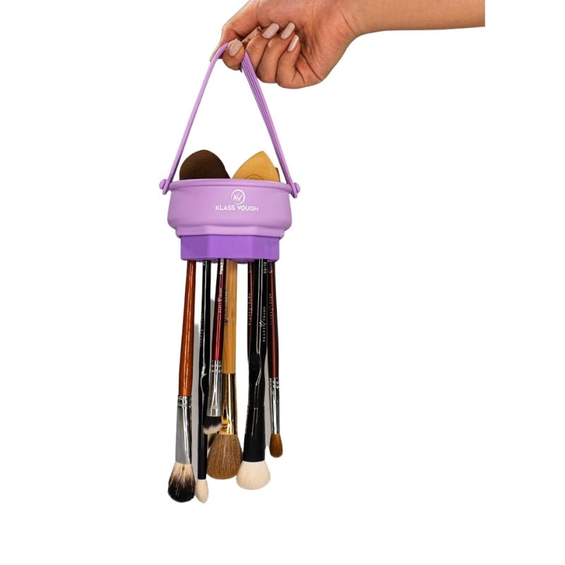 Lavanderia KV - Silicone para Limpeza de Pincéis com Suporte - Klass Vough