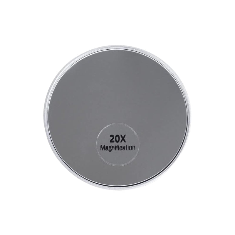 Mini Espelho de Aumento 20x com Ventosas Fixadoras - Klass Vough