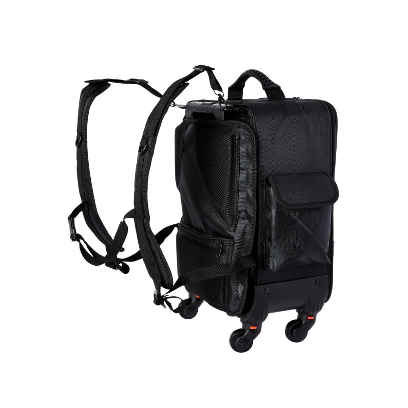 Mochila com Rodinhas para Acessórios Preta - Klass Vough
