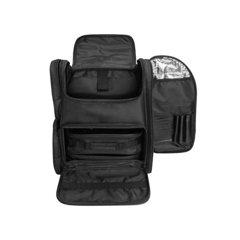 Mochila Kyoto com Compartimentos e Nécessaire Preta - Klass Vough