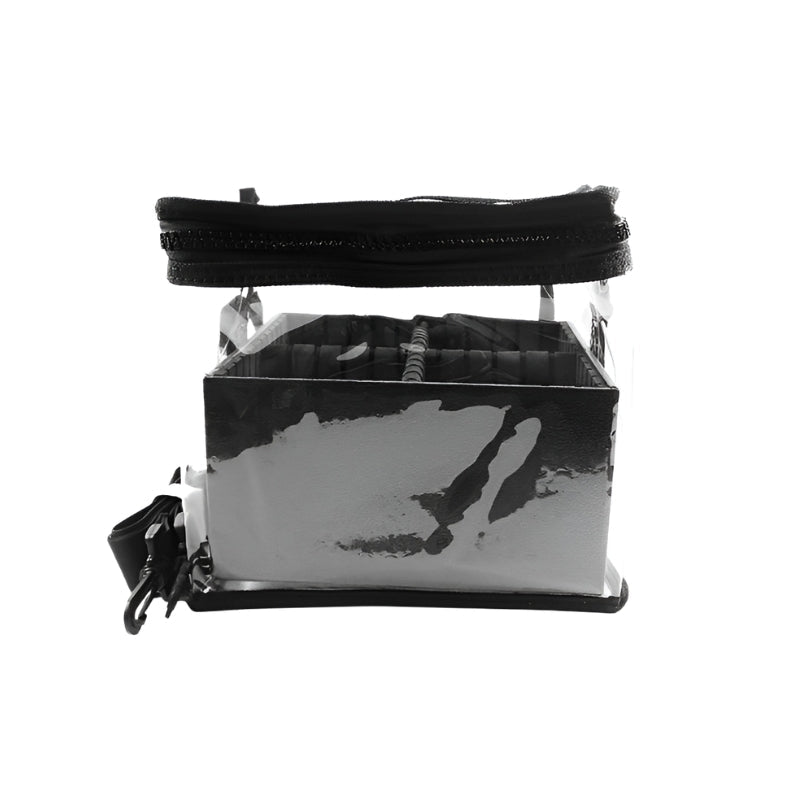 Nécessaire Cubo Bag com Compartimentos e Alça Preta - Klass Vough