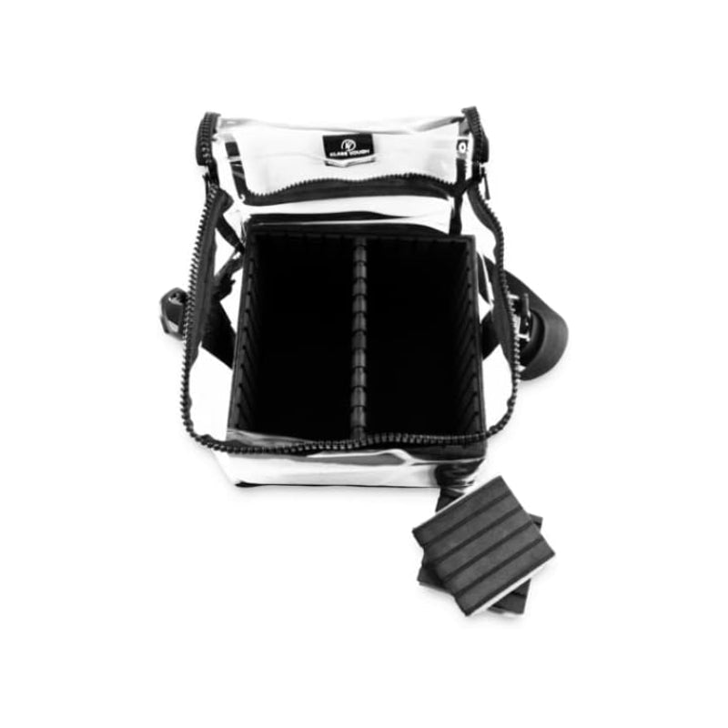 Nécessaire Cubo Bag com Compartimentos e Alça Preta - Klass Vough