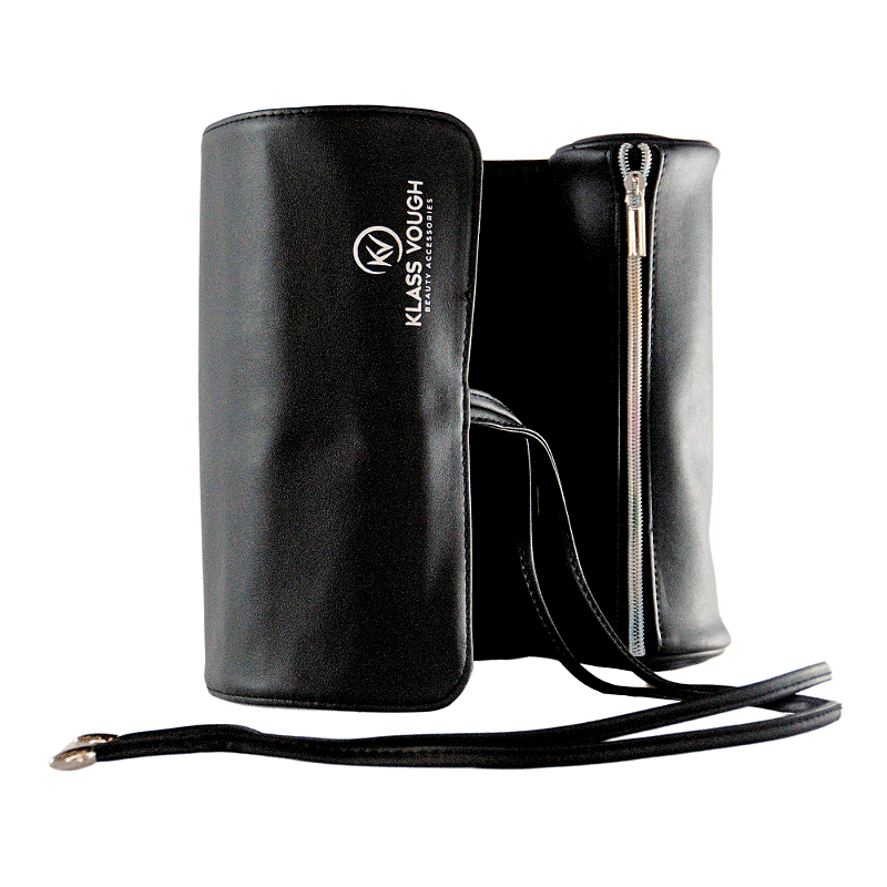 Nécessaire + Porta-Pincel com Zíper Preto - Klass Vough