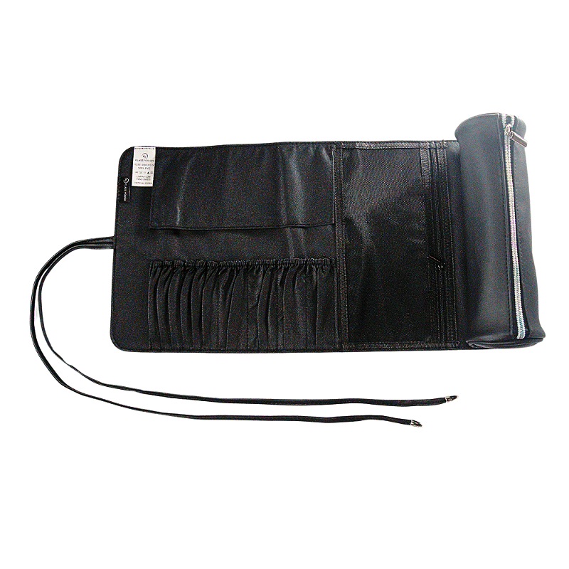 Nécessaire + Porta-Pincel com Zíper Preto - Klass Vough
