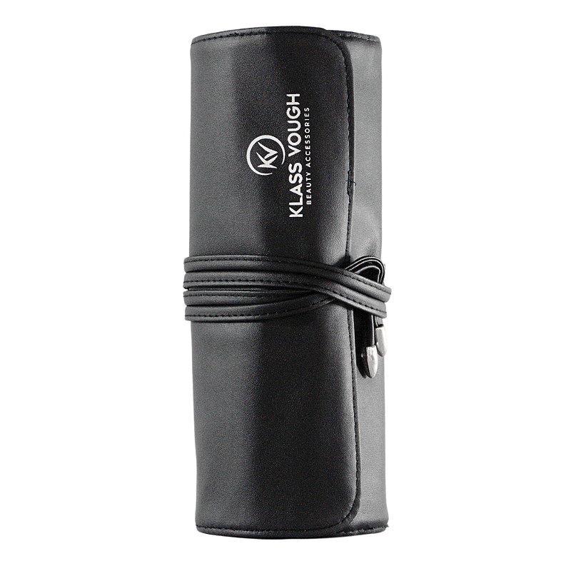 Nécessaire + Porta-Pincel com Zíper Preto - Klass Vough