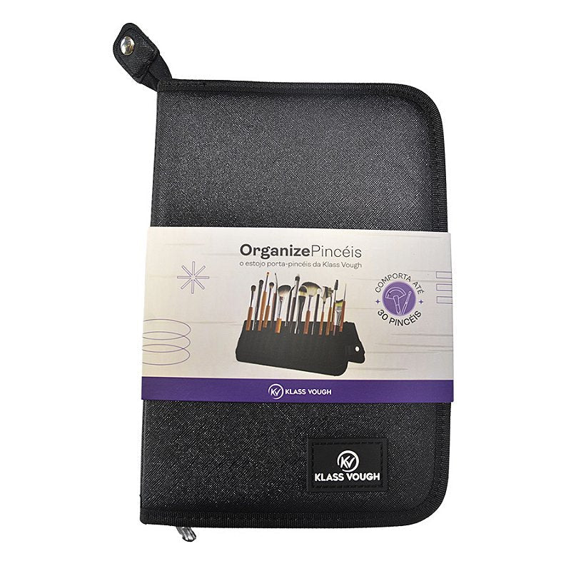 Organize Pincéis - Estojo para Pincéis Preto - Klass Vough
