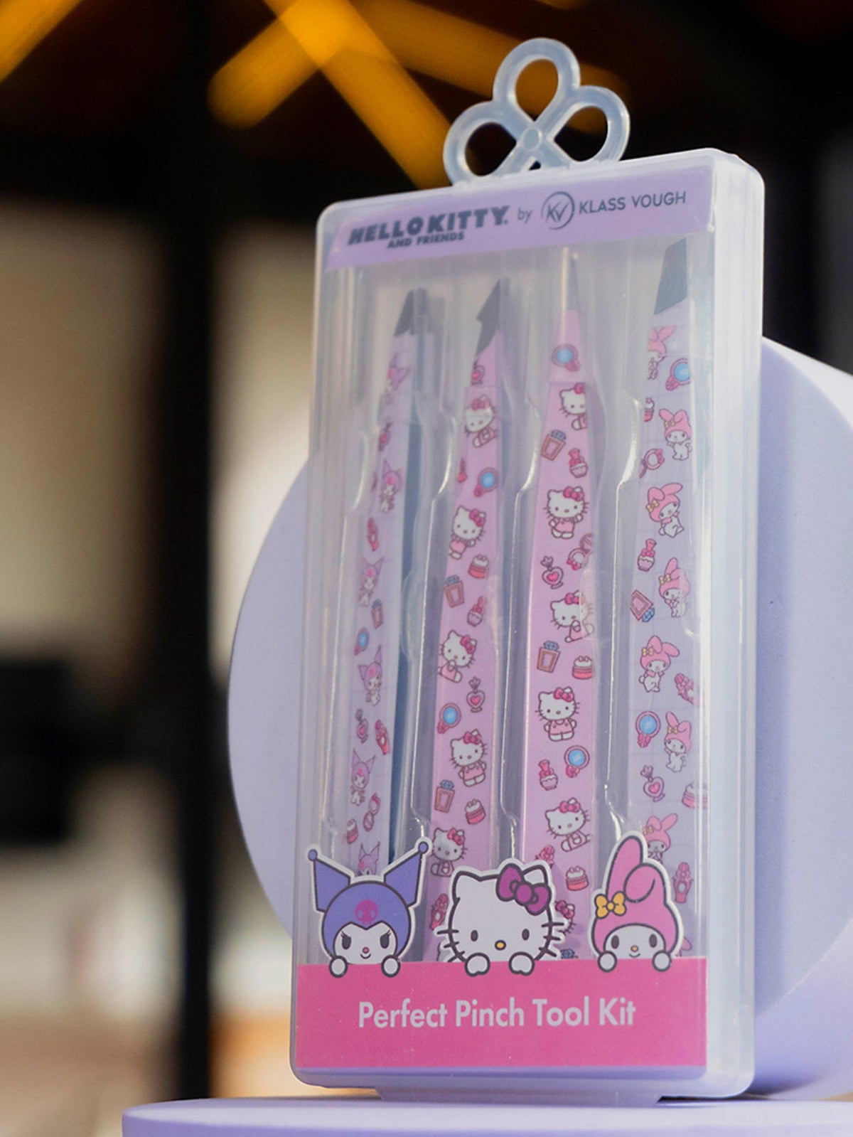 Perfect Pinch Tool Kit - Kit de Pinças Estampadas com 4 Unidades by Hello Kitty and Friends - Klass Vough