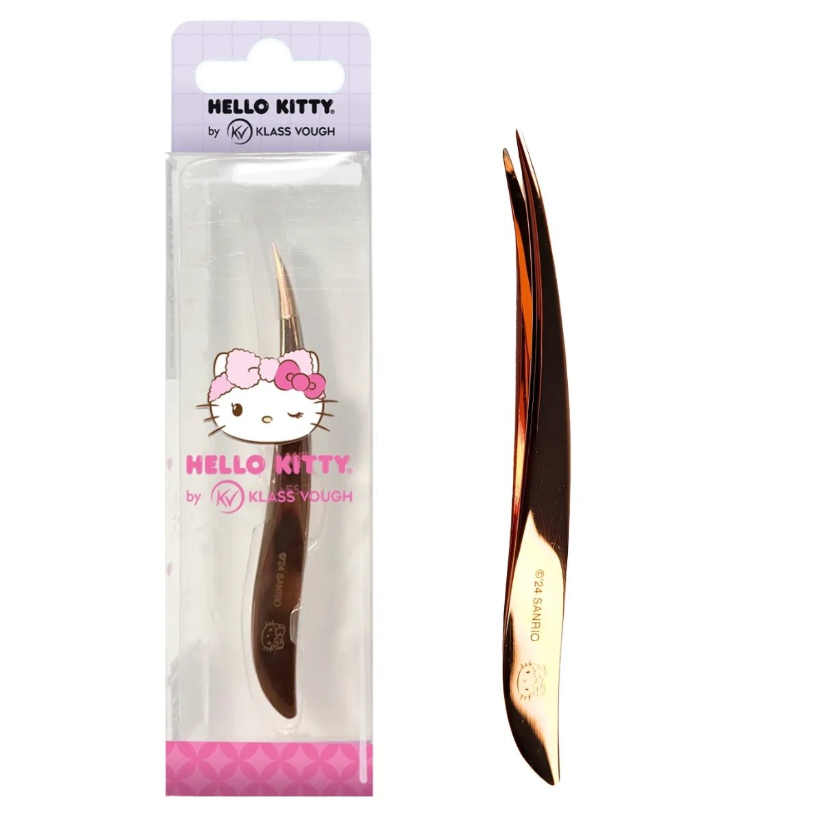 Pinça Ponta Fina Dourada Esterilizável by Hello Kitty - Klass Vough