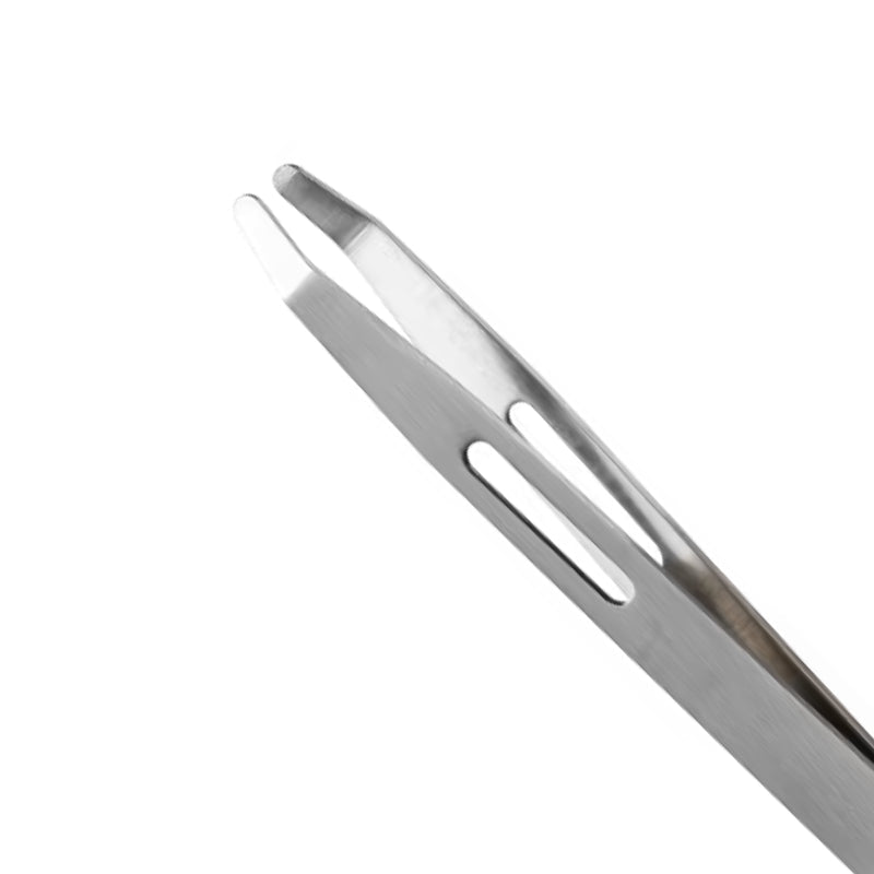 Pinça Profissional Ponta Arredondada Prata Esterilizável TW-R31130 - Klass Vough